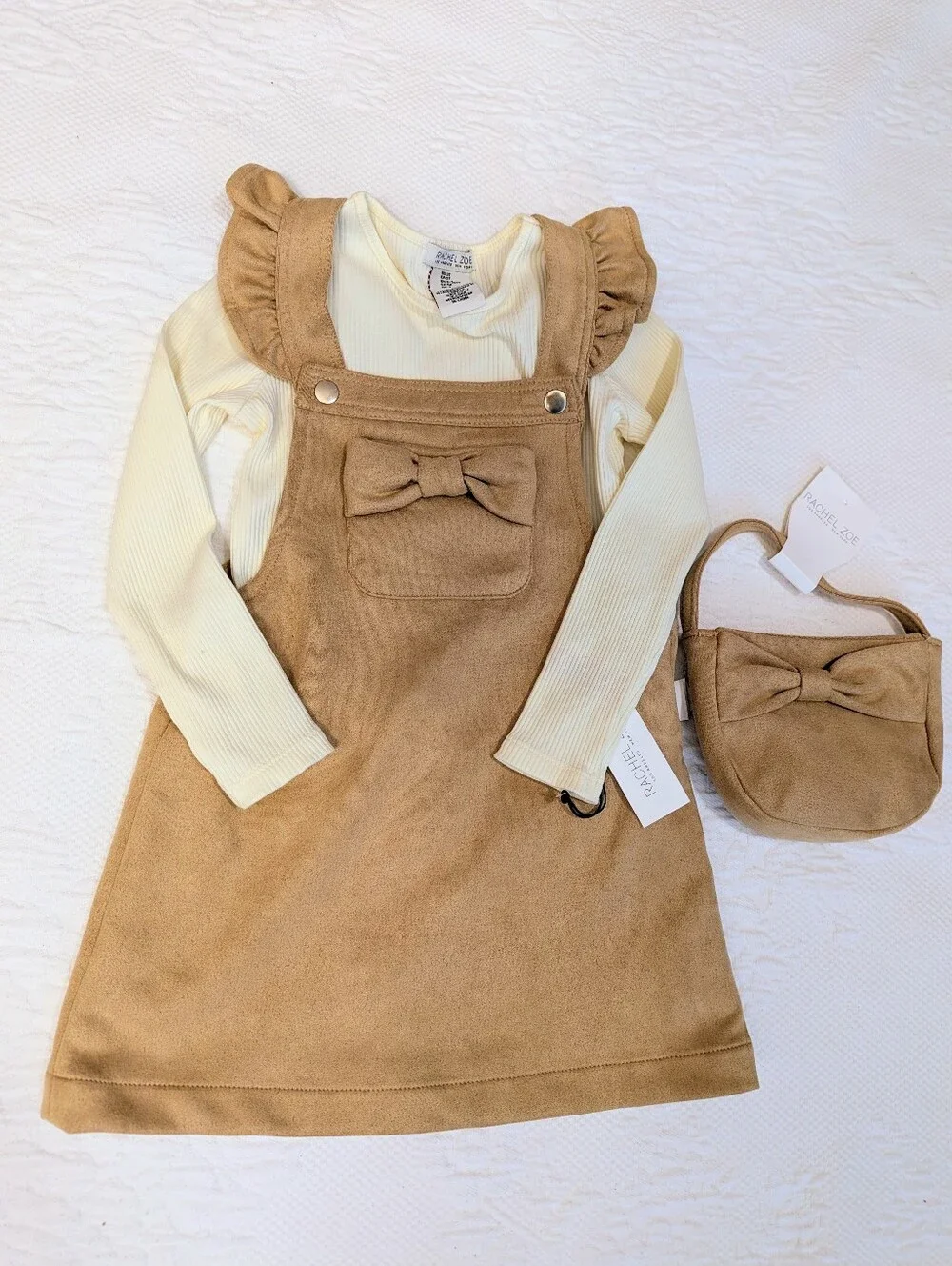 Bundle✨ Rachel Zoe Jumper Purse Set Cat & Jack Denim Top Janie & Jack Top Sz 3T